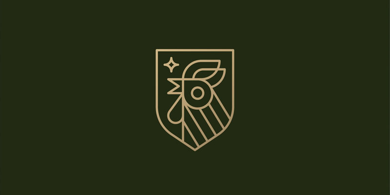 elegant bird logo inspiration for brand identity design