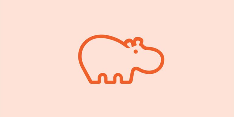 10 Hippo Logo Design Inspirations for Brand Identity Design