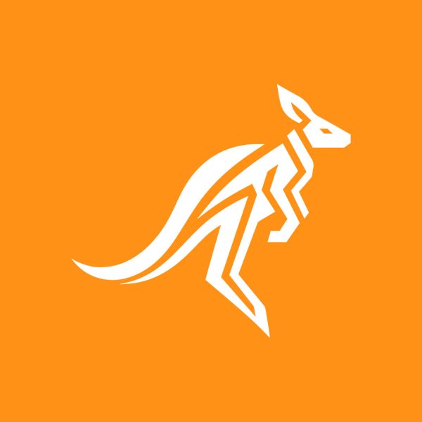 kangaroo logo design